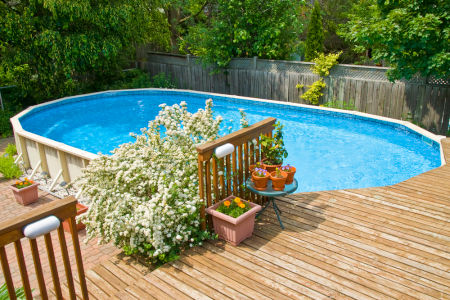 Pool Deck Cleaning